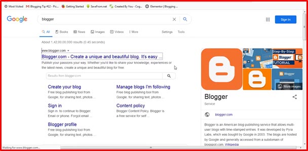 How to Start Blogger Blog in Telugu