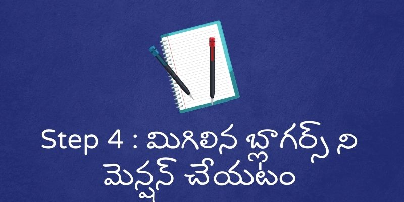 Step 4 for Writing Viral Blog posts in Telugu